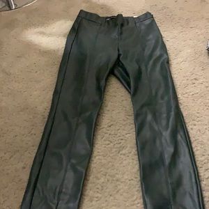 Green Mid Rise Leggings